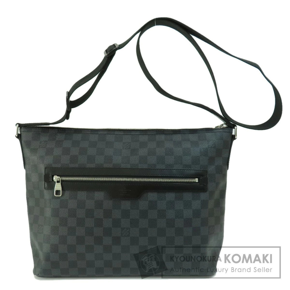 Louis Vuitton Mick Damier Graphite Black Shoulder Bag Canvas